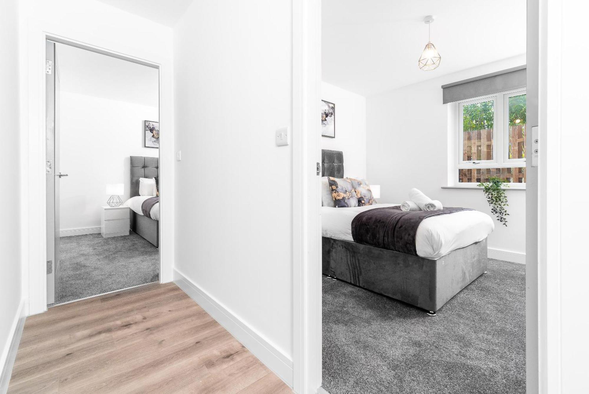 Luxury Apartment - 2 Bedrooms - Balcony - Parking - Netflix - Wifi - 7Mc 버밍엄 외부 사진